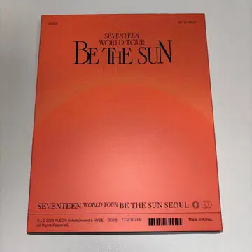 SEVENTEEN BE THE SUN SEOUL DVD