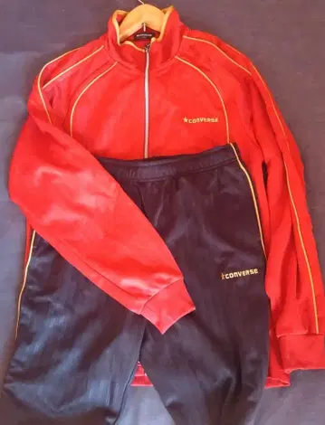 저지 세트 남성용 CONVERSE 트랙 자켓 셋업 LL
