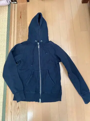 ANATOMICA 네이비 풀 집업 후드티 M