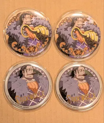 원피스 야라이 캔뱃지 크로커다일