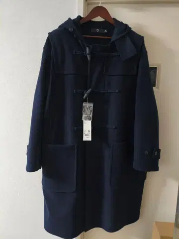 +J 울 오버사이즈 더플 코트 NAVY XL 사이즈