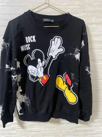 YSH FASHION 미키 락 뮤직 맨투맨