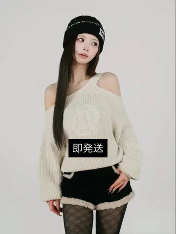 Darich 다리치 케이블 로고 아지메 니트탑 IVO