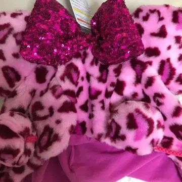 미니 표범 무늬 레오파드 무늬 팬 캡 디즈니