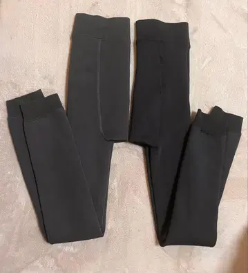 샵 채널 따뜻한 레깅스 스패츠 2장 세트