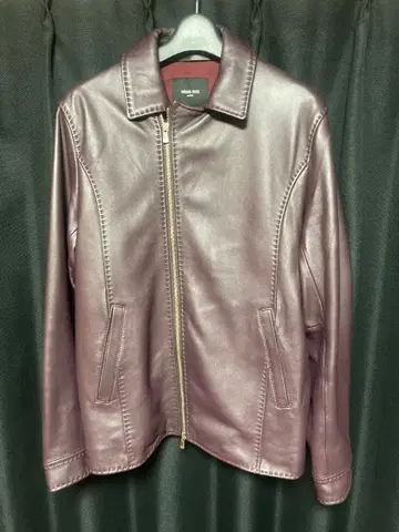 MEN'S BIGI 더블 라이더 자켓 보르도 [ 새상품급 ]