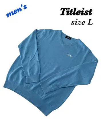 타이틀리스트 니트 스웨터 캐시미어 100 남성용 L