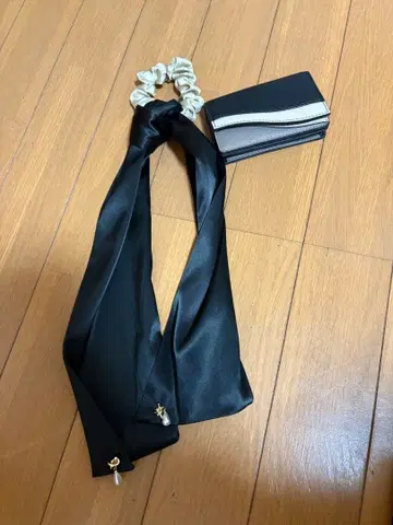 에펄 A'pearl apearl 3way silk chouchou