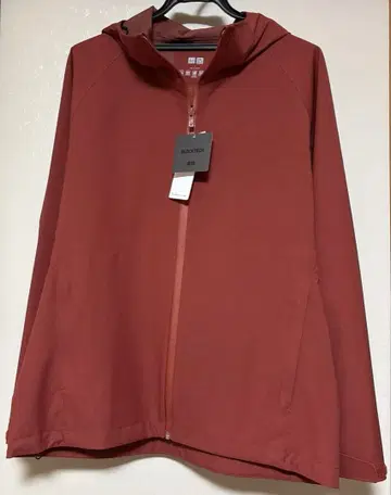 유니클로 블록 테크 후드티 3D컷 L 사이즈 [ 미사용품 ]