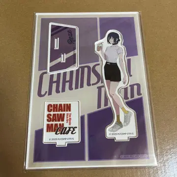 레제 체인소 맨 카페 아크릴 스탠드 체인소 맨 아크릴 스탠드