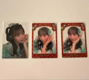 사쿠라이 유이 FRUITSZIPPER 클리어 트레이딩 카드