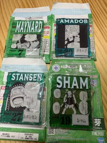 ONE PIECE BASE SHOP 복권 아크릴 블록 샤무