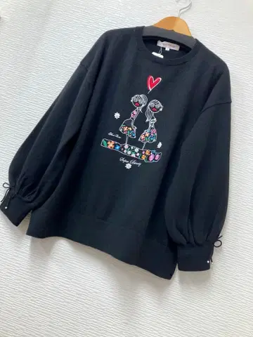 슈퍼 뷰티 소매가 봉긋한 여아 자수 따뜻한 스웨터