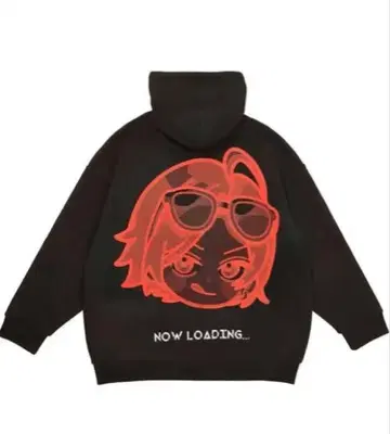 야마다 료스케 LEO 빅 후드티 백 프린트 디자인 지퍼 후드티