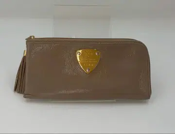 ATAO 베이지 장지갑 태슬 포함