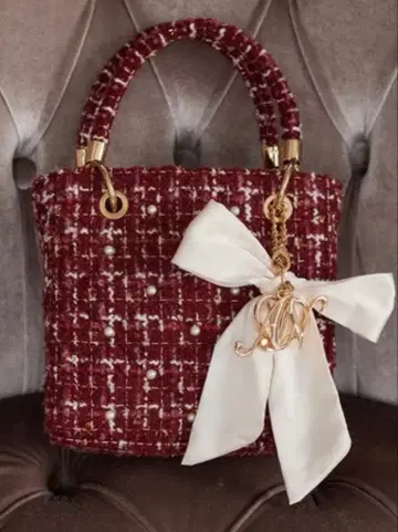 참 포함 퀼팅 미니백