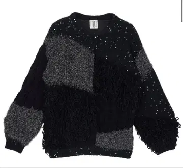 ameri vintage 아메리 믹스얀 패치워크 니트 가디건