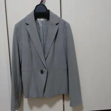 그레이 테일러드 자켓