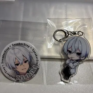 스니스터 SneakerStep 니시키 스타터 굿즈 아크릴 키링 캔 배지
