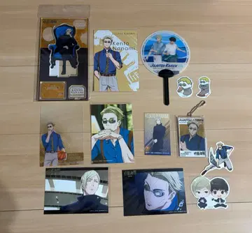 주술회전 나나미 굿즈 묶음 판매 아크릴 스탠드 스티커 브로마이드