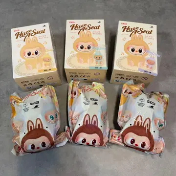 정품 LABUBU Have A Seat 3개 세트