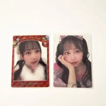 마츠모토 카렌 FRUITSZIPPER 클리어 트레이딩 카드