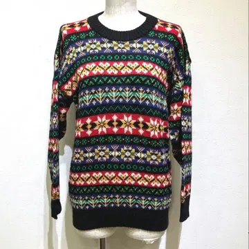 새상품급 LB 페루제 알파카 100% 니트 스웨터