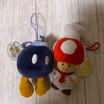 가격 인하 중 USJ 슈퍼 닌텐도 월드 키노피오 & 폭탄병 스트랩 세트