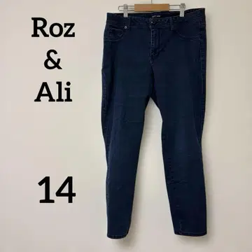 새상품급 Roz & Ali [ 14 ] 스키니 데님 다크 블루