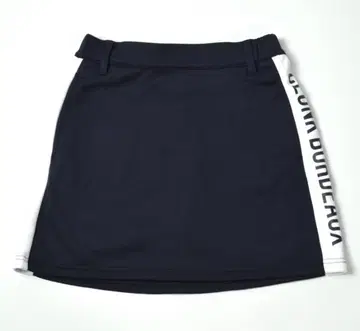 미사용 CLUNK 크랭크 안감 플리스 스트레치 스커트 M 네이비