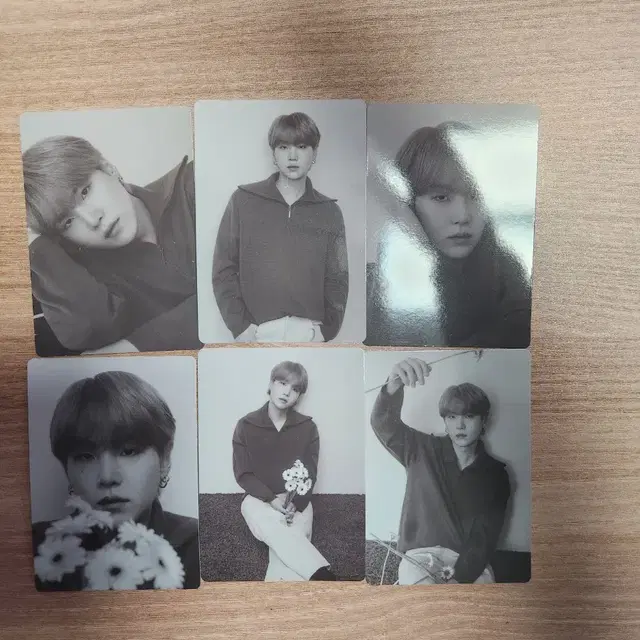 방탄소년단 모노크롬 윤기 포토카드 드볼