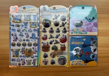 퍼펫 스 우루츄루 씰 오하지키 씰 플레이크 4세트