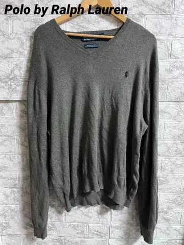 [ 익명 배송 ] XXL 랄프 로렌 V넥 니트 스웨터 빅 사이즈