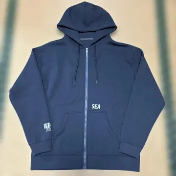 WIND AND SEA 집업 후드티 후디 다크 그레이 M