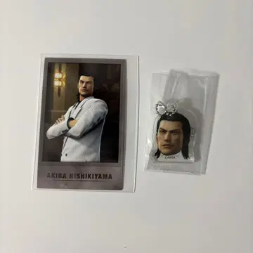 용과 같이 니시야마 아키라 샷 이미지 카드 페이스 아크릴 참
