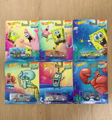 Hot Wheels 스펀지밥 미니카 세트