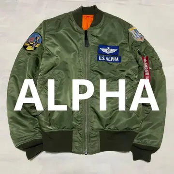 레어 ALPHA MA-1 SAC 에어크루 패치 육후