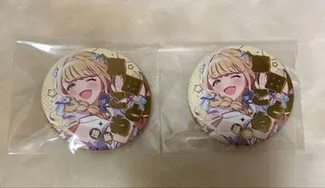 학원 아이돌 마스터 후지타 코토네 담당 주얼리 캔뱃지 2개