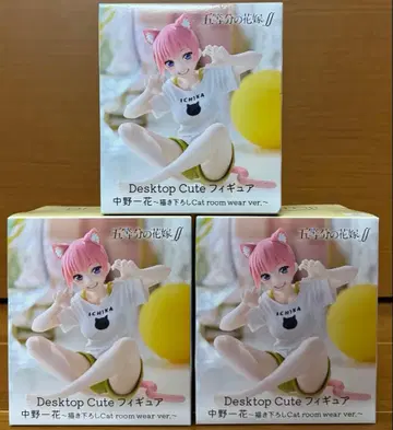 5등분의 신부 나카노 이치카 Desktop Cute 피규어 3개 세트