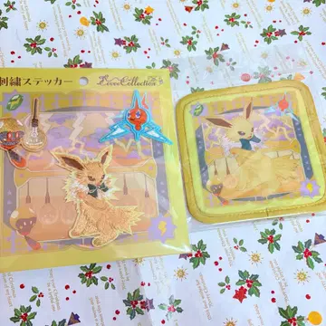 이브이 컬렉션 썬더스 코스터 & 자수 스티커