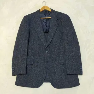 새상품급 HARRIS TWEED AB7사이즈 2버튼 테일러드 자켓 일본제