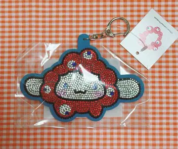 산리오 미야쿠미야쿠 키라키라 가죽 키링 시나몬