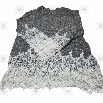 cawaii 니트 레이스 포근 스웨터