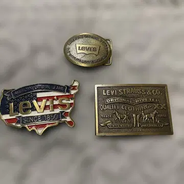 리바이스 벨트 버클 3개 세트