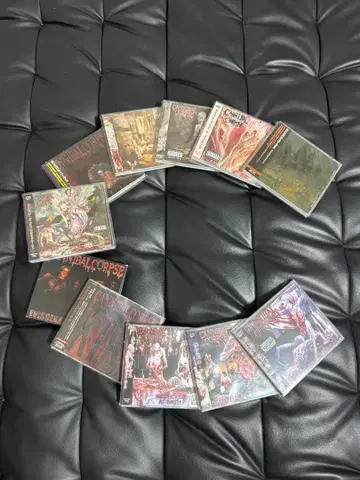 최초 한정판 있음 Cannibal Corpse 앨범 11장 세트