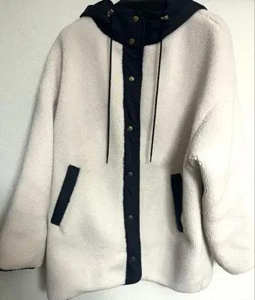 리브 드와 후드 보아 코트