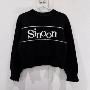 sinoon 로고 니트