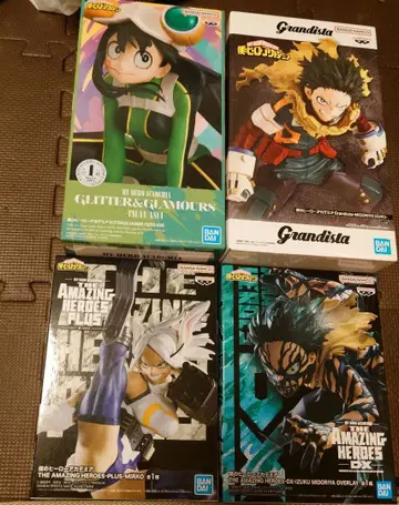 히로아카 피규어 미도리야 이즈쿠, 미르코, 츠유 4종 세트