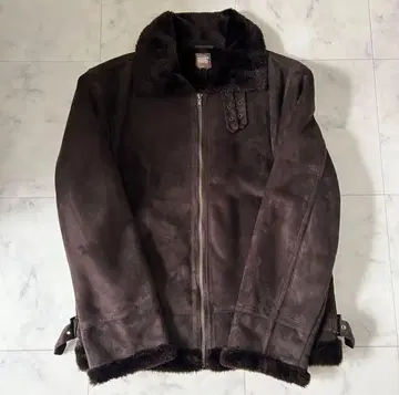 BODY WAVE 다크 브라운 스웨이드 자켓 M