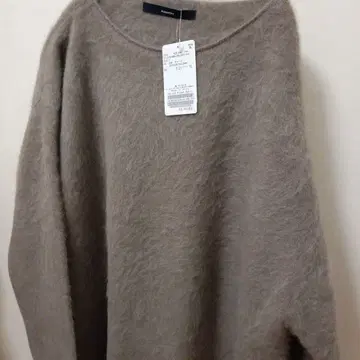 프레임워크 FOX/CASHMERE 보트넥 풀오버 브라운D